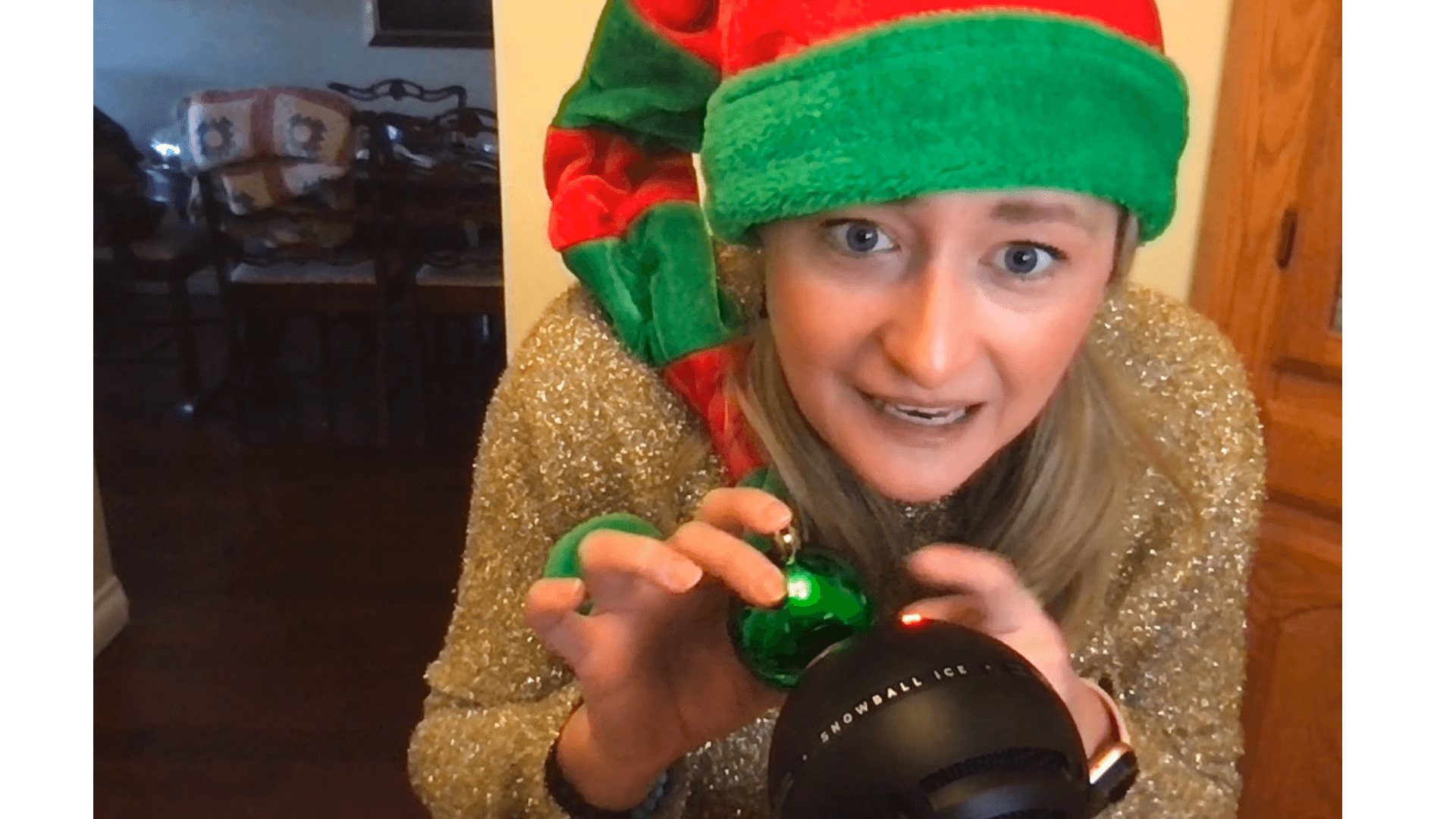 ASMR Elf Holiday Work Video