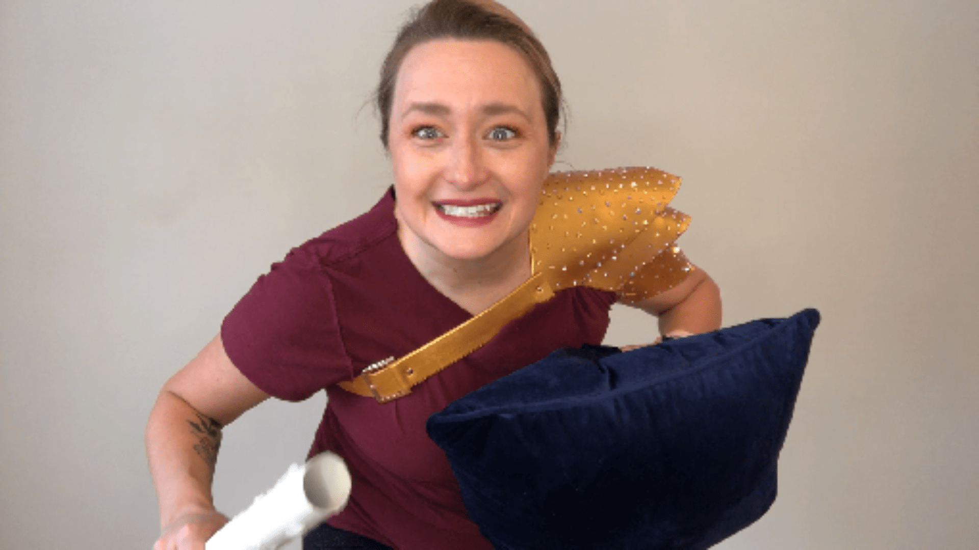 Picture of me dressed as a knight