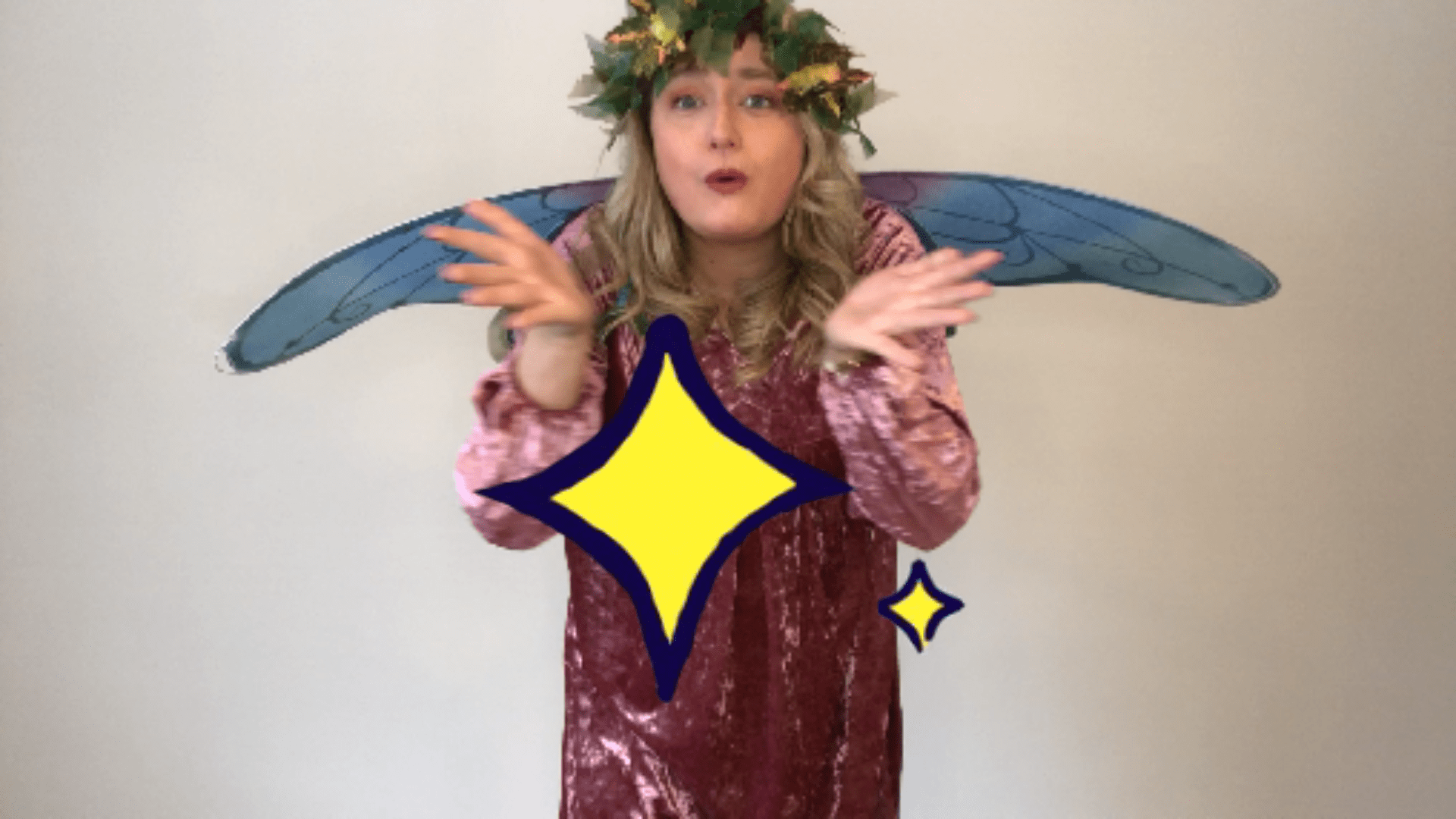 picture of Delia dressed as a fairy