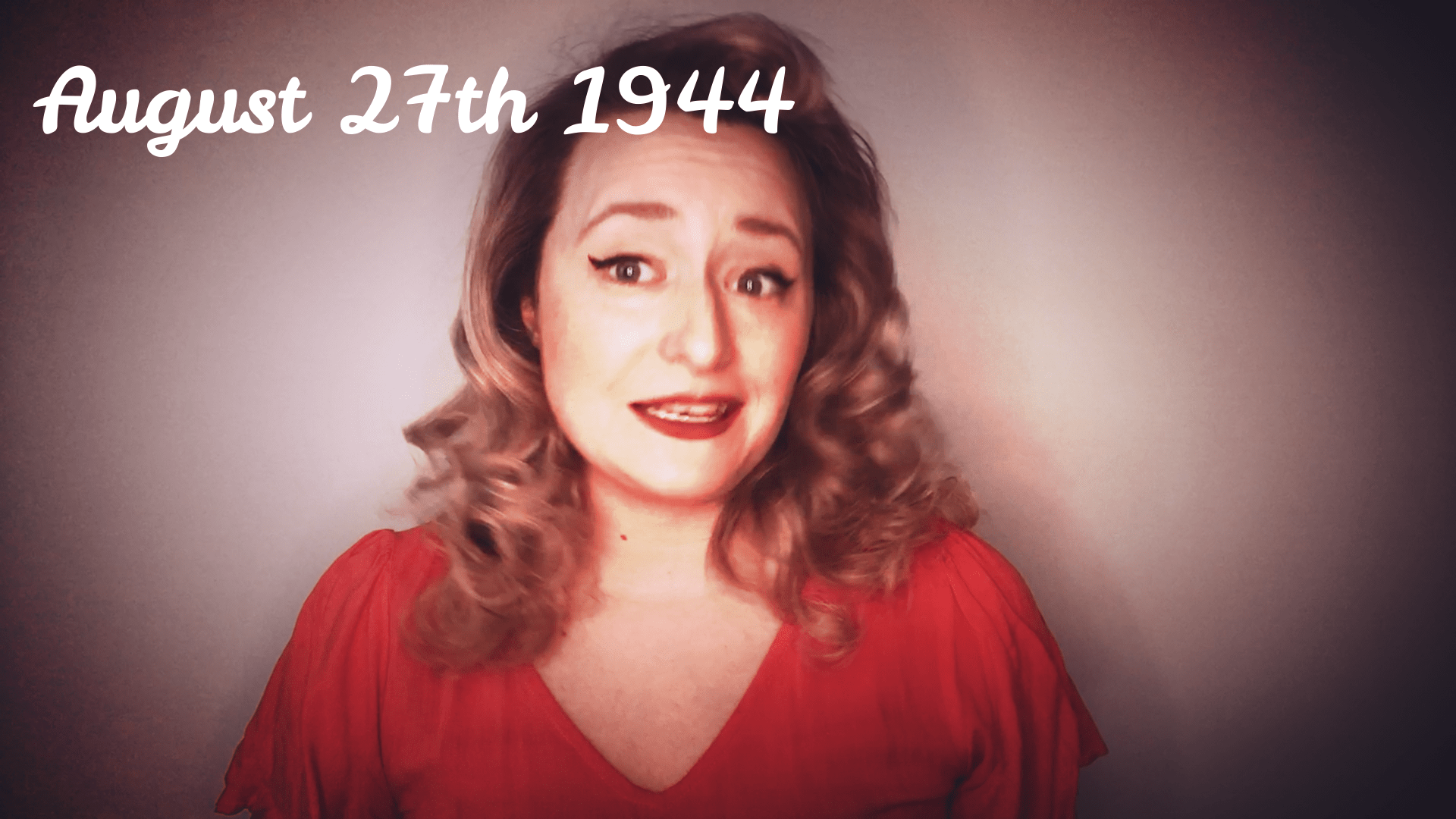 picture of Delia reading her grandmother's wartime leter