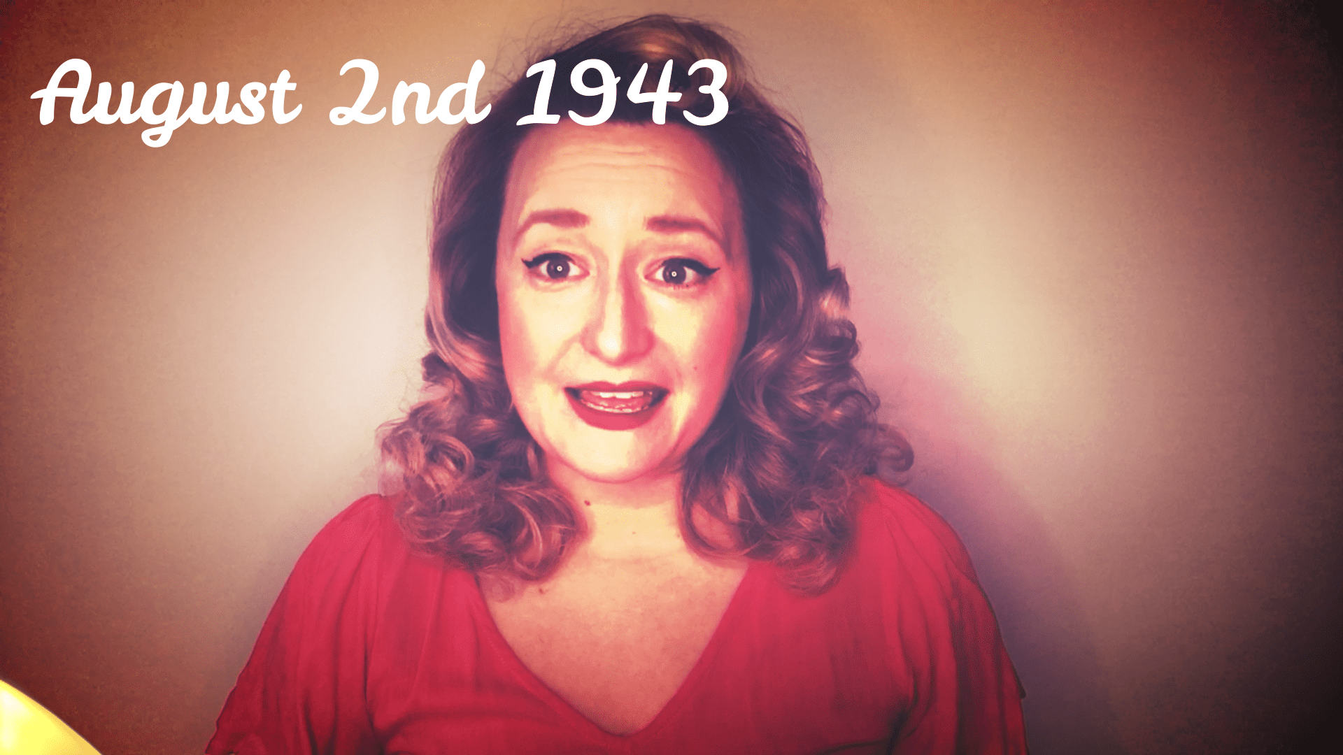 picture of Delia reading her grandmother's wartime leter
